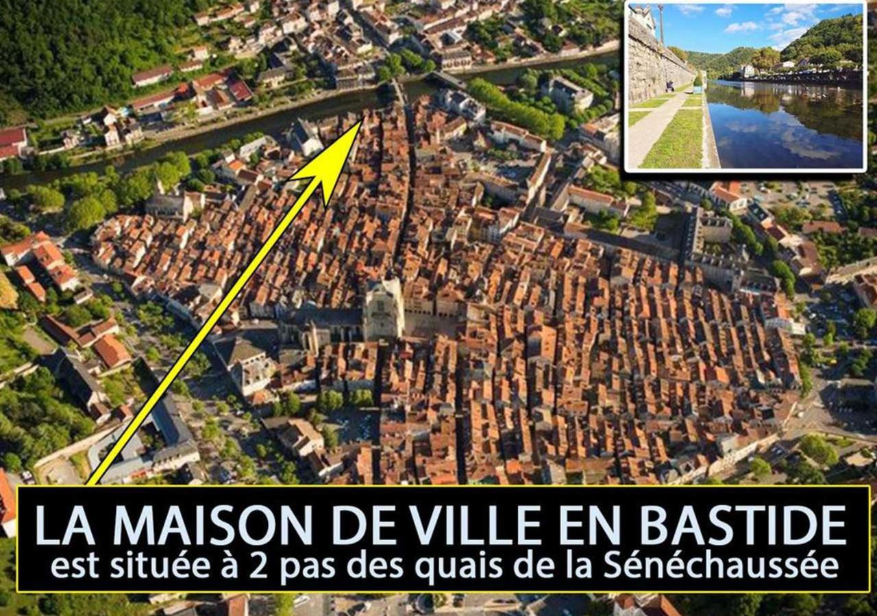 La Maison De Ville Independante My Bastide Classee Villefranche-de-Rouergue Exteriör bild